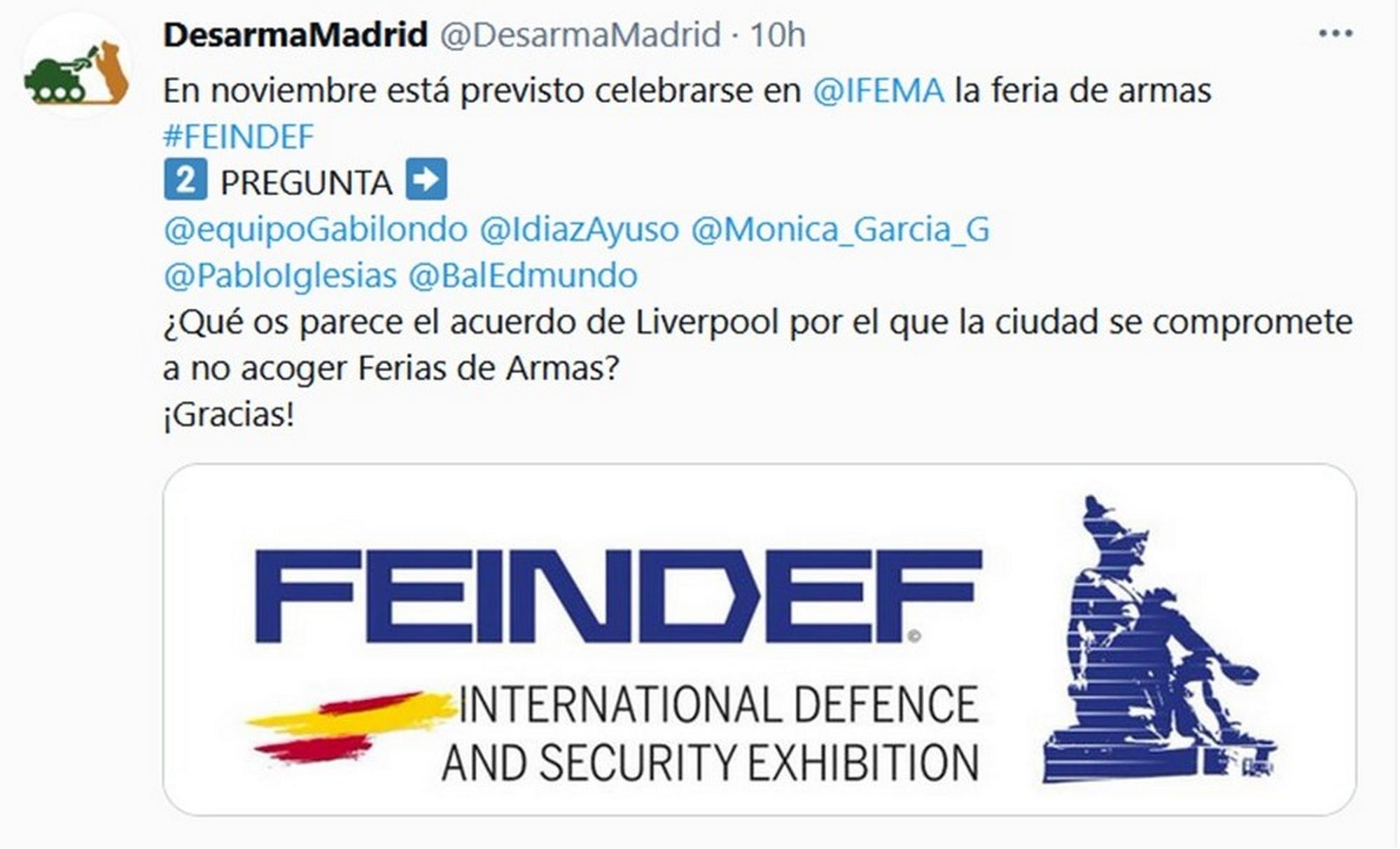 Pregunta Feindef campaña 4M